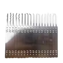 24-Piece Stainless Steel Lock Maintenance and Training Kit