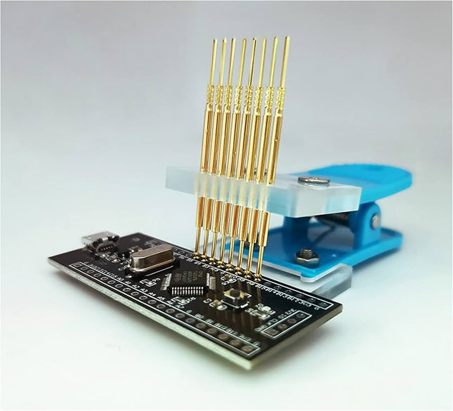 2.54mm Pogo Pin PCB Clip Clamp Fixture (3P - 10P)