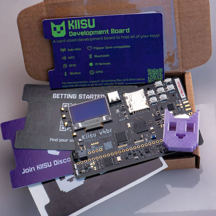 Kiisu V4BR Development Board - Credit card sized flipper zero firmware compatible development board