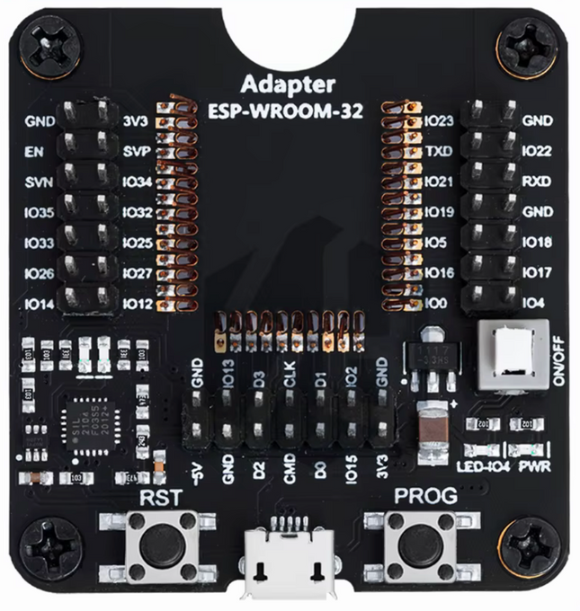 Hackitsune ESP32 WROOM Programmer and Test Developer Board