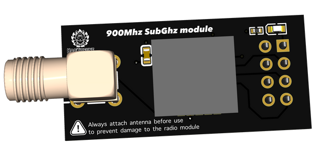 Hackitsune 900MHz RF Module for Flipper Zero – E07-900M10S Sub-GHz Expansion